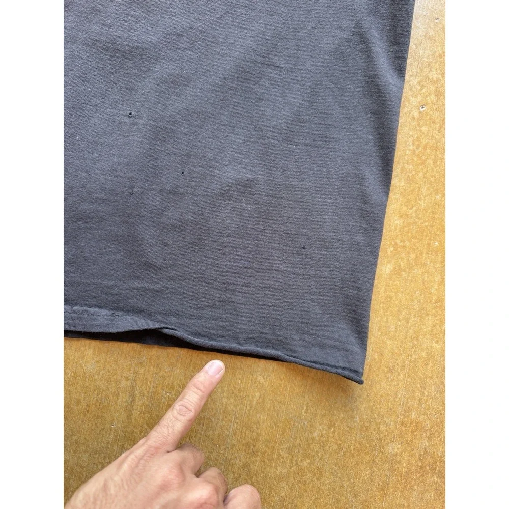 Harley Davidson Faded & Distressed Flames Wolf Minneapolis Biker Y2K T-Shirt (L)